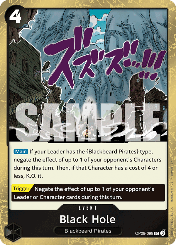 Black Hole - One Piece Card Game - MoxLand