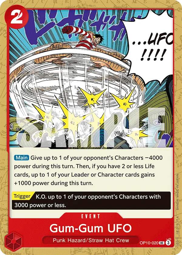 Gum-Gum UFO - ONE PIECE CARD GAME - MoxLand