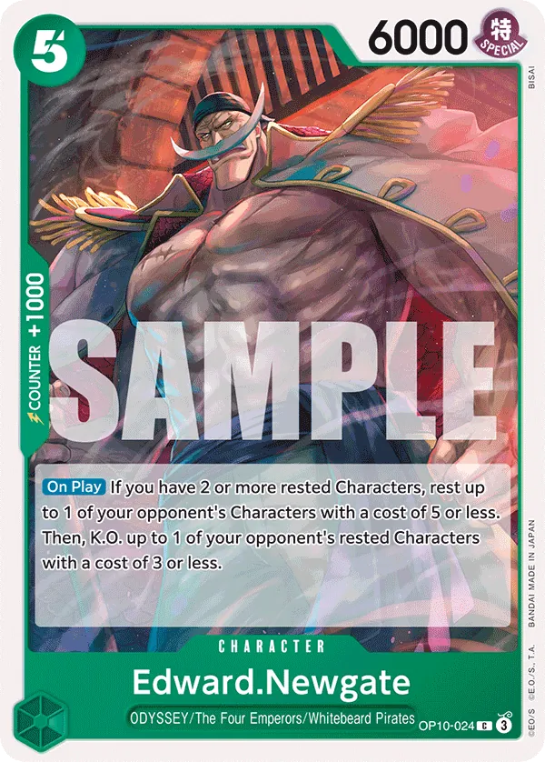 Edward.Newgate - ONE PIECE CARD GAME - MoxLand