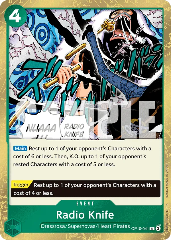 Radio Knife - ONE PIECE CARD GAME - MoxLand