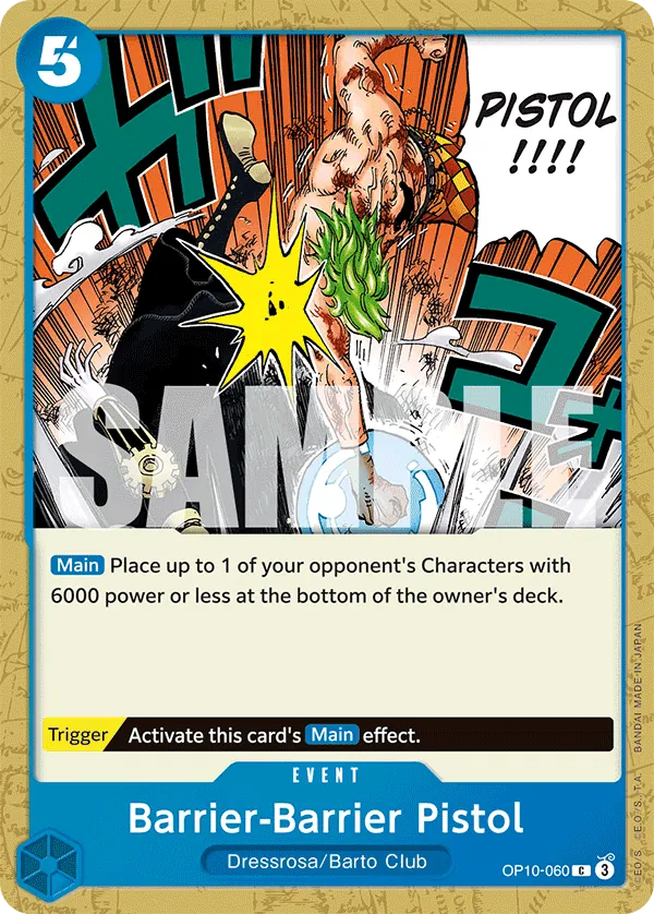 Barrier-Barrier Pistol - ONE PIECE CARD GAME - MoxLand