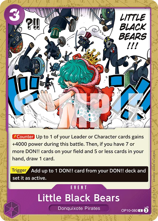 Little Black Bears - ONE PIECE CARD GAME - MoxLand