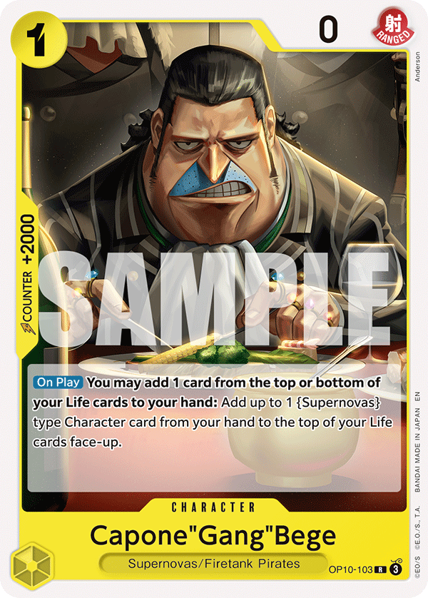 Capone"Gang"Bege - One Piece Card Game - MoxLand
