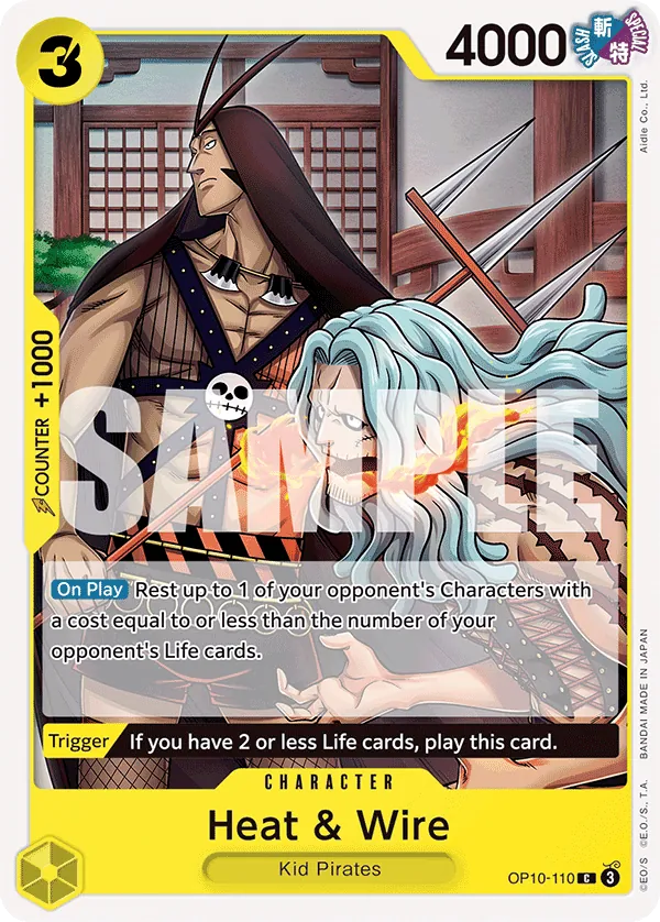 Heat & Wire - ONE PIECE CARD GAME - MoxLand