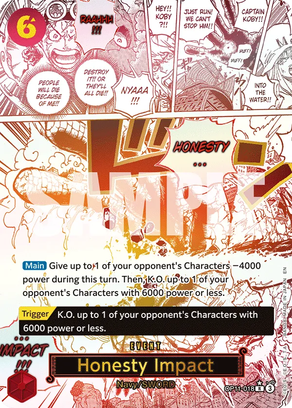 Honesty Impact - ONE PIECE CARD GAME - MoxLand