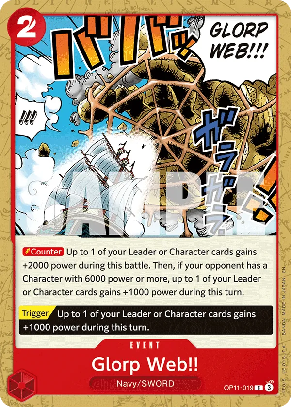 Glorp Web!! - ONE PIECE CARD GAME - MoxLand