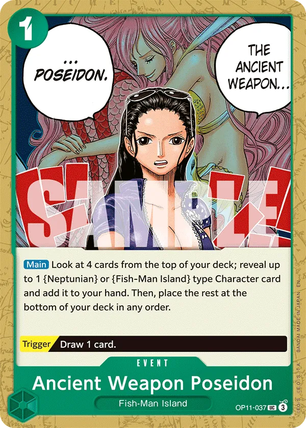 Ancient Weapon Poseidon - ONE PIECE CARD GAME - MoxLand
