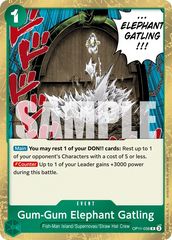 Gum-Gum Elephant Gatling - ONE PIECE CARD GAME - MoxLand