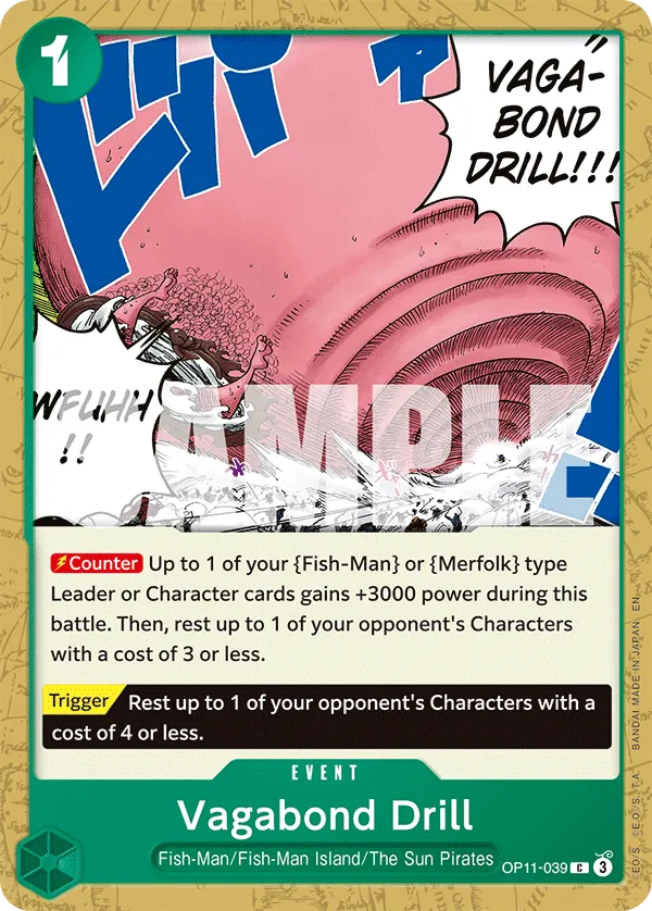 Vagabond Drill - ONE PIECE CARD GAME - MoxLand