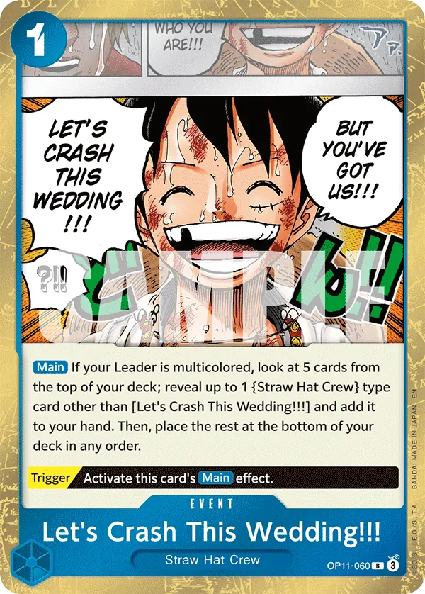 Let's Crash This Wedding!!! - ONE PIECE CARD GAME - MoxLand