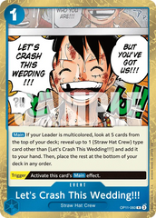 Let's Crash This Wedding!!! - ONE PIECE CARD GAME - MoxLand
