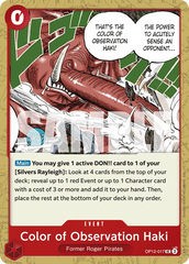 Color of Observation Haki - ONE PIECE CARD GAME - MoxLand