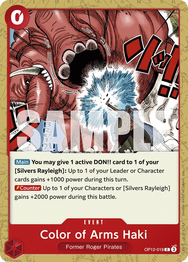 Color of Arms Haki - ONE PIECE CARD GAME - MoxLand