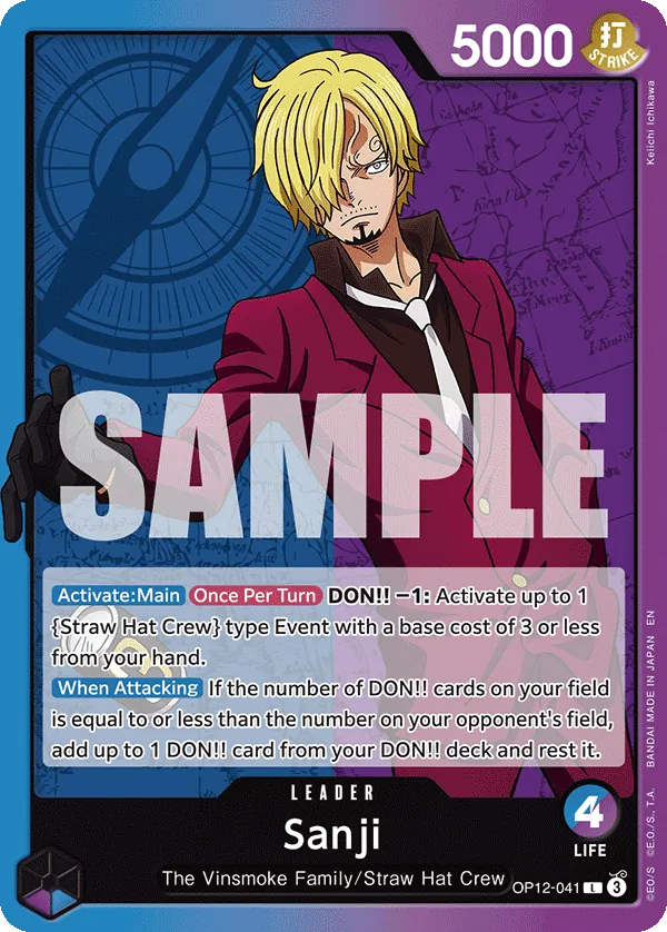 Sanji - ONE PIECE CARD GAME - MoxLand