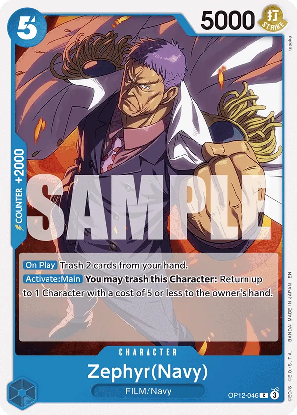 Zephyr(Navy) - ONE PIECE CARD GAME - MoxLand