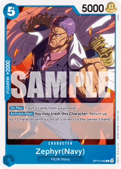 Zephyr(Navy) - One Piece Card Game - MoxLand