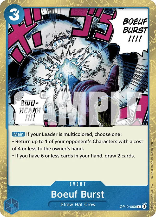 Boeuf Burst - ONE PIECE CARD GAME - MoxLand