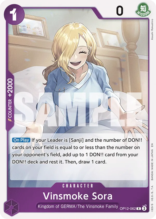 Vinsmoke Sora - ONE PIECE CARD GAME - MoxLand