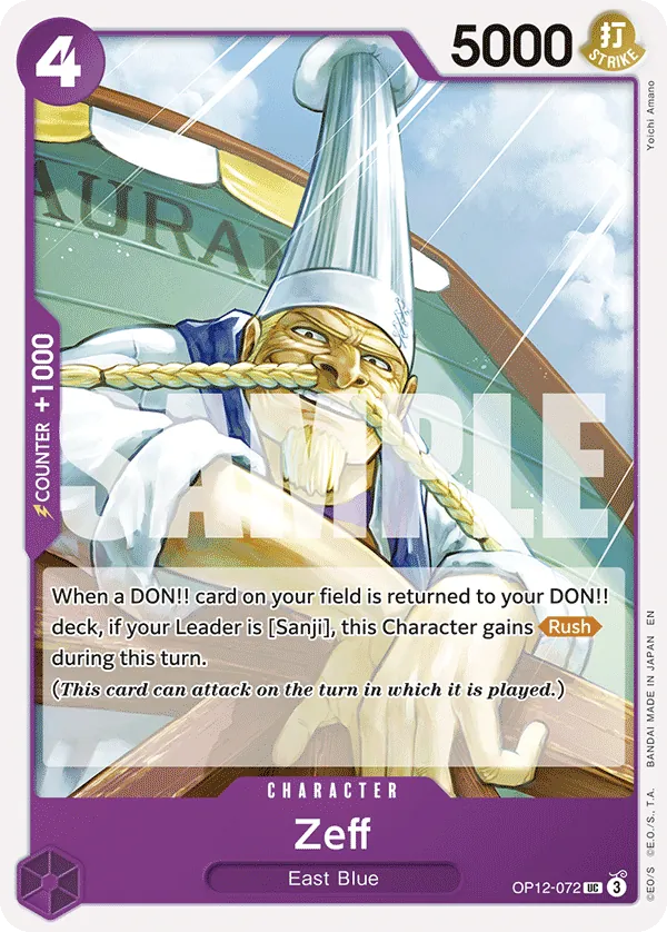 Zeff - ONE PIECE CARD GAME - MoxLand