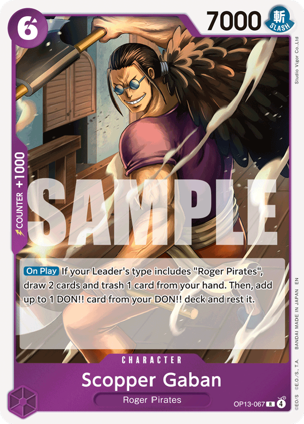 Scopper Gaban - One Piece Card Game - MoxLand