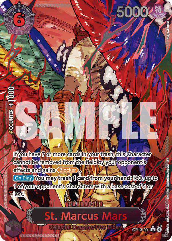 St. Marcus Mars - One Piece Card Game - MoxLand