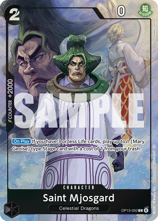 Saint Mjosgard - One Piece Card Game - MoxLand