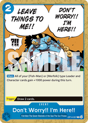 Don't Worry!! I'm Here!! - One Piece Card Game - MoxLand