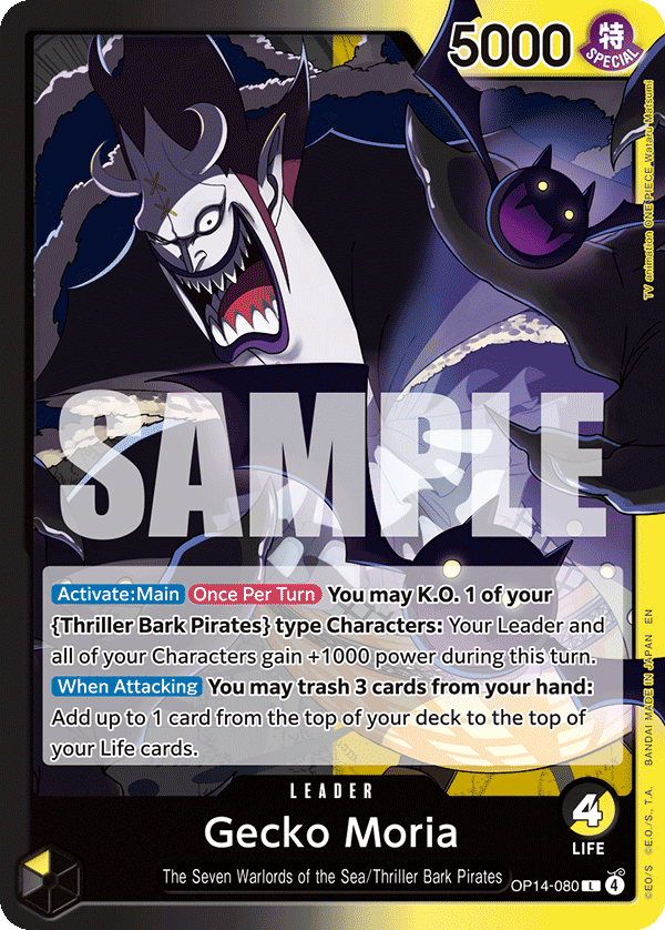 Gecko Moria - One Piece Card Game - MoxLand
