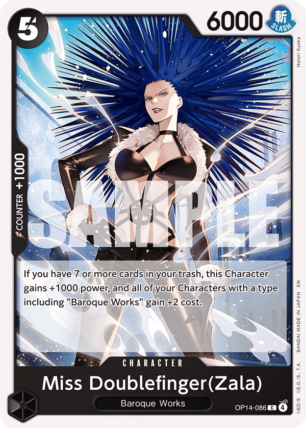 Miss Doublefinger(Zala) - One Piece Card Game - MoxLand
