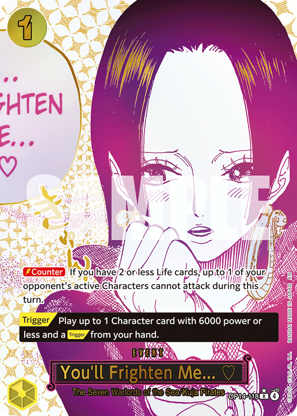 You'll Frighten Me... ♡ - One Piece Card Game - MoxLand