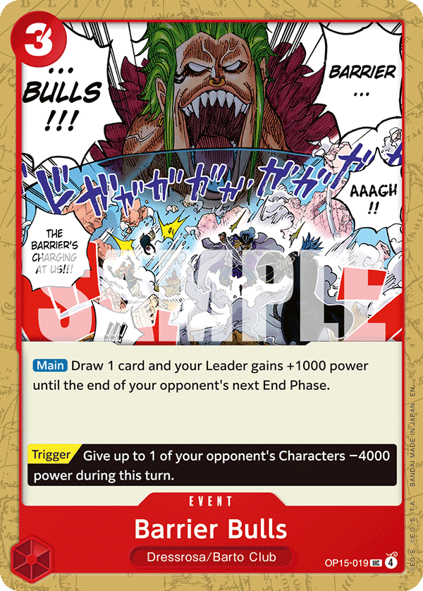 Barrier Bulls - One Piece Card Game - MoxLand