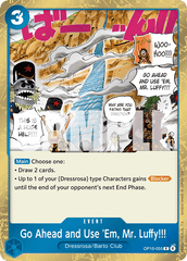 Go Ahead and Use 'Em, Mr. Luffy!!! - One Piece Card Game - MoxLand