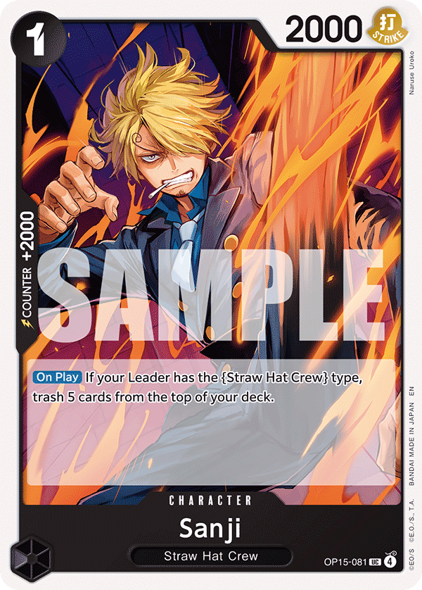 Sanji - One Piece Card Game - MoxLand