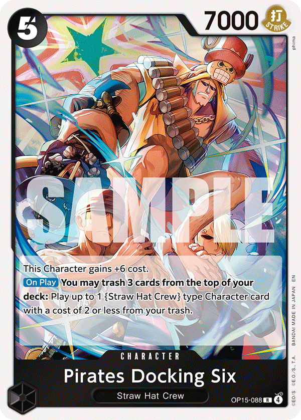 Pirates Docking Six - One Piece Card Game - MoxLand