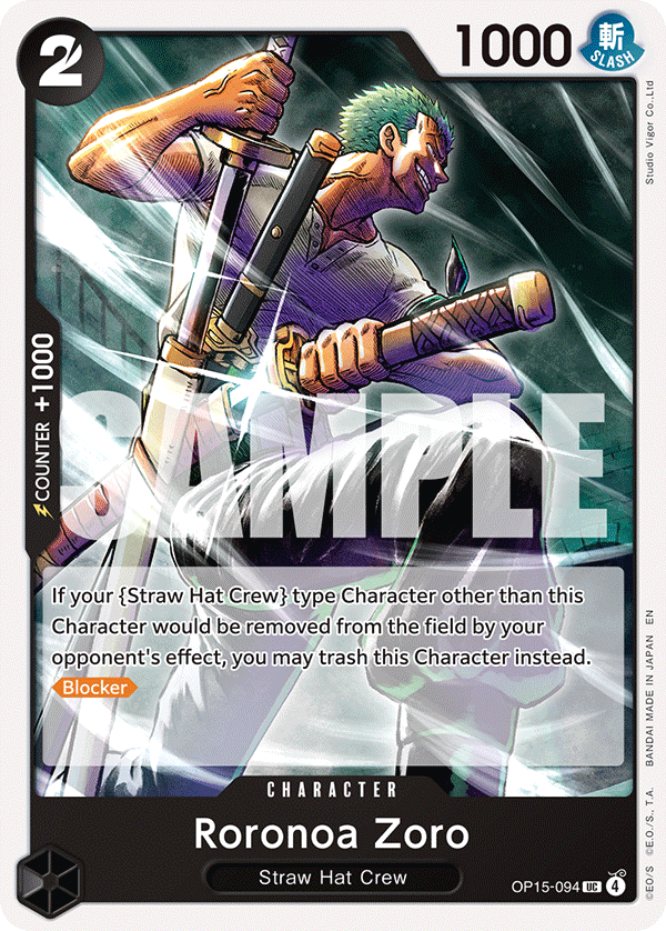Roronoa Zoro - One Piece Card Game - MoxLand