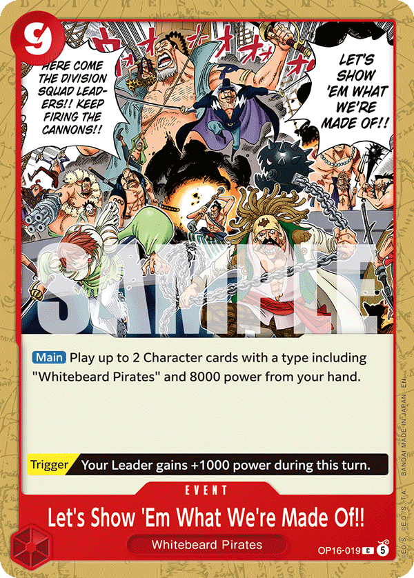 Let's Show 'Em What We're Made Of!! - One Piece Card Game - MoxLand