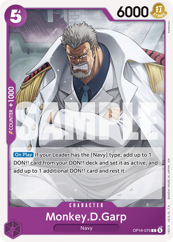 Monkey.D.Garp - One Piece Card Game - MoxLand