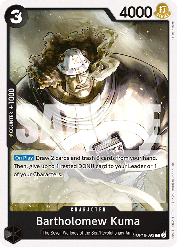 Bartholomew Kuma - One Piece Card Game - MoxLand