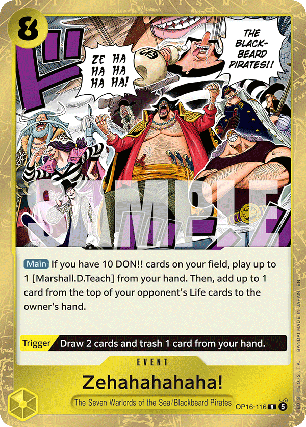 Zehahahahaha! - One Piece Card Game - MoxLand