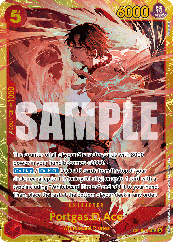 Portgas.D.Ace - One Piece Card Game - MoxLand