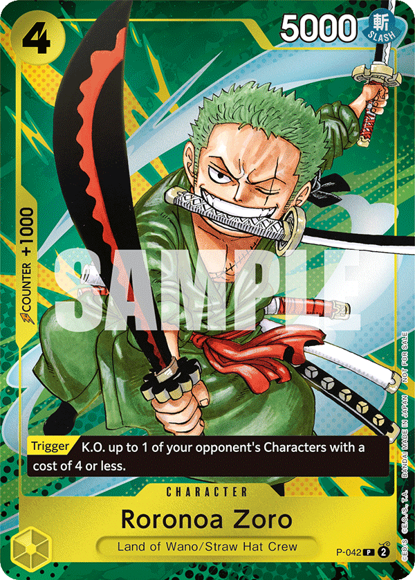 Roronoa Zoro - One Piece Card Game - MoxLand