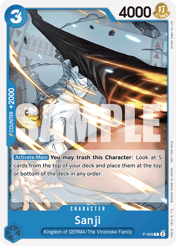 Sanji - One Piece Card Game - MoxLand