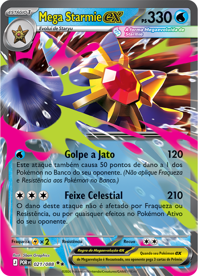 Mega Starmie ex - Pokémon TCG - MoxLand