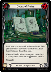 Codex of Frailty (Yellow) - Flesh and Blood TCG - MoxLand