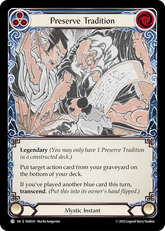 Preserve Tradition (Blue) // Inner Chi (Blue) - Flesh and Blood TCG - MoxLand
