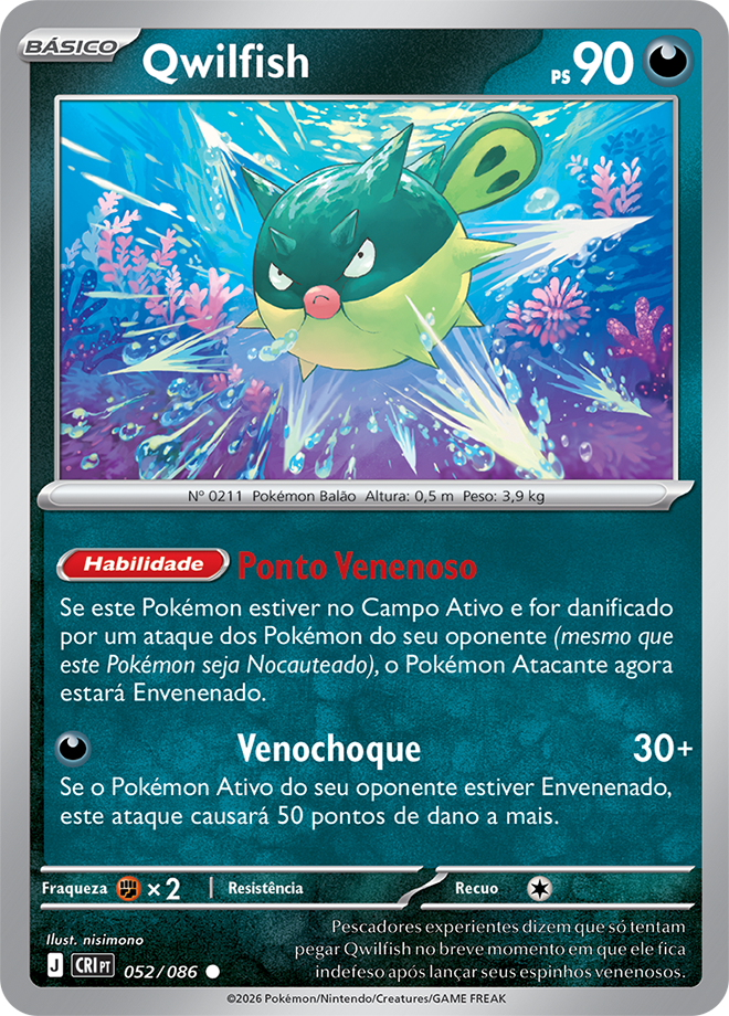 Qwilfish - Pokémon TCG - MoxLand