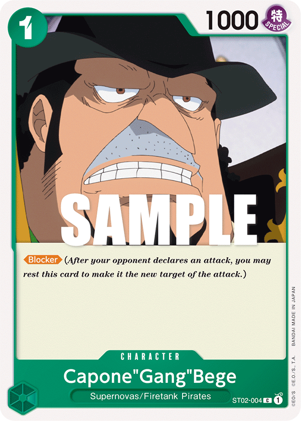 Capone"Gang"Bege - One Piece Card Game - MoxLand