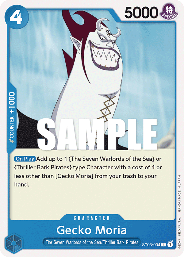 Gecko Moria - One Piece Card Game - MoxLand