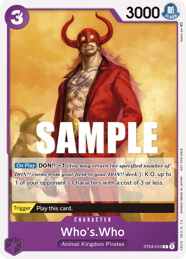Who's.Who - One Piece Card Game - MoxLand