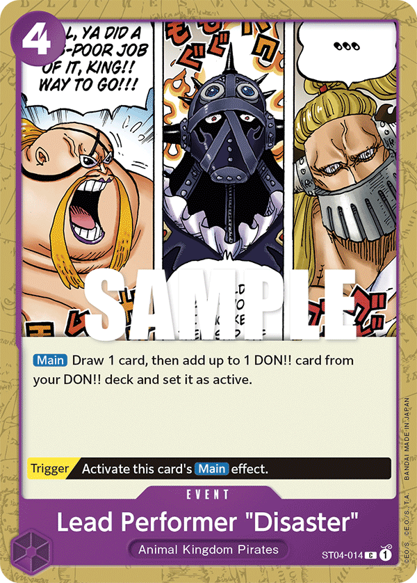 Lead Performer "Disaster" - One Piece Card Game - MoxLand